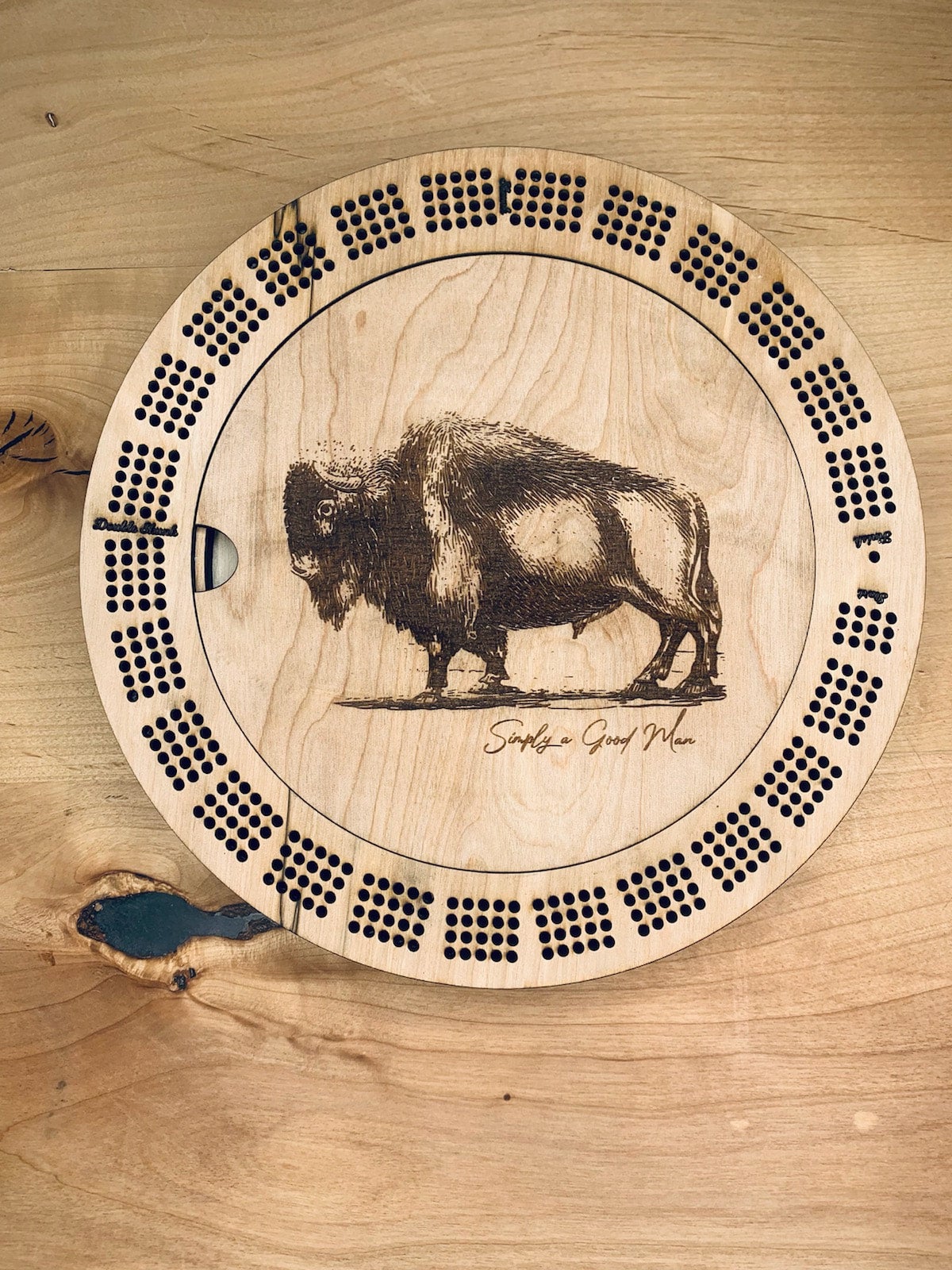 Custom Engraved Cribbage Board | MT Engraved